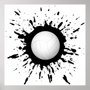 Poster Explosion 1 de volleyball