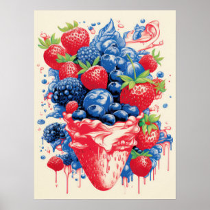 Poster Explosion de Berry Bliss