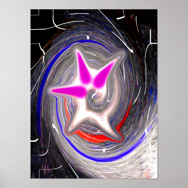 Poster Explosion de bulle cosmique (Devant)