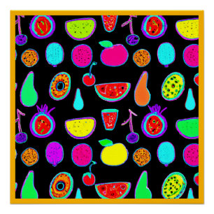 Poster Explosion tropicale