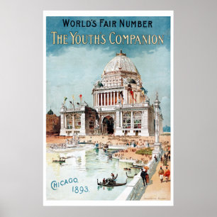 Poster Expo 1893 de l'Exposition universelle de Chicago
