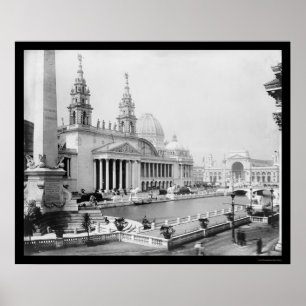 Poster Expo colombienne des mondes en 1893