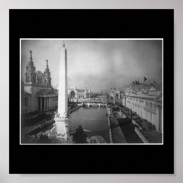 Poster Expo du monde de l'affiche 1893 (Devant)