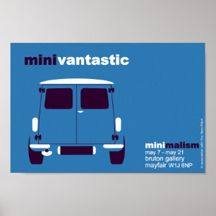 Poster Exposition classique de mini van