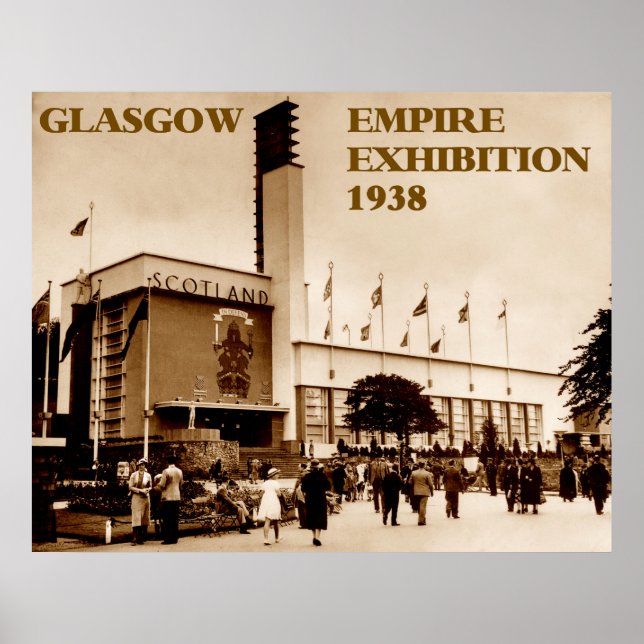 Poster exposition de l'empire de glasgow 1938 (Devant)