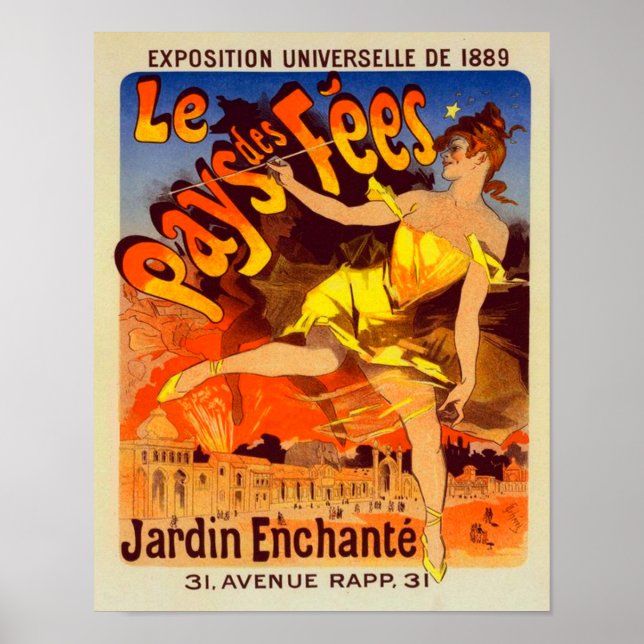 Poster Exposition universelle de 1889 (Devant)