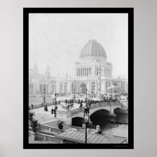 Poster Exposition universelle de Colombie à Chicago 1893