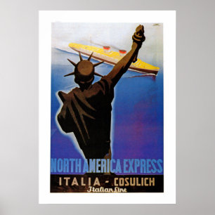 Poster Express de l'Amérique du Nord