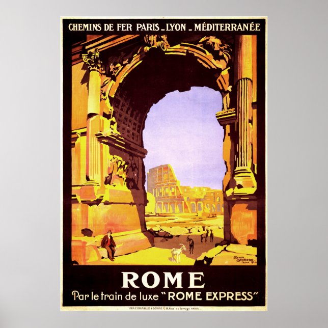 Poster Express de Rome (Devant)