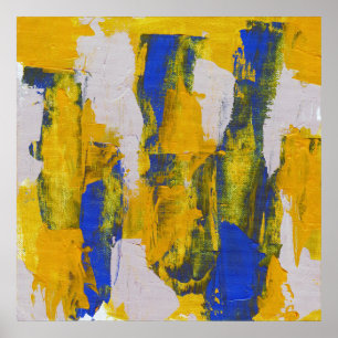 Poster Expression Abstraite #10 par Michael Moffa