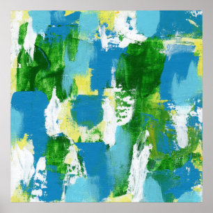 Poster Expression Abstraite #5 par Michael Moffa