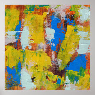 Poster Expression Abstraite #8 par Michael Moffa