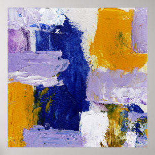 Poster Expression Abstraite #9 par Michael Moffa