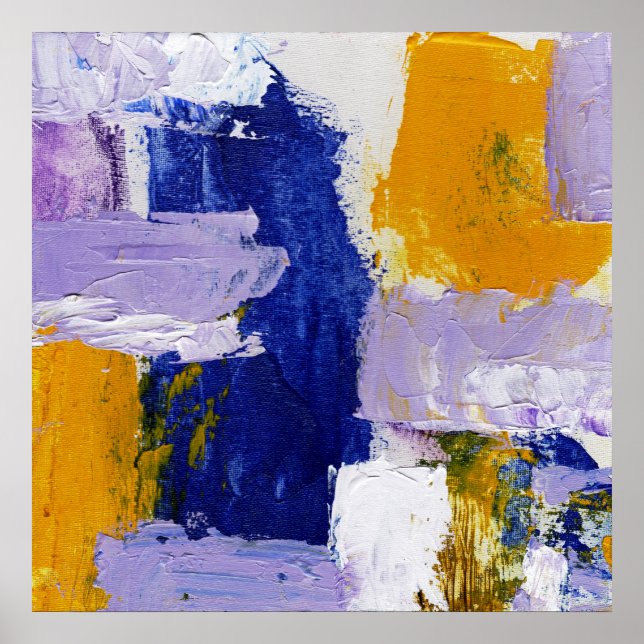 Poster Expression Abstraite #9 par Michael Moffa (Devant)