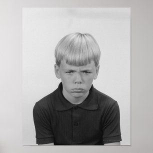 Poster Expression de Boy Facial