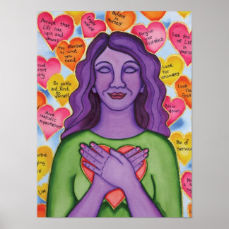 Poster Expressions d'amour-propre