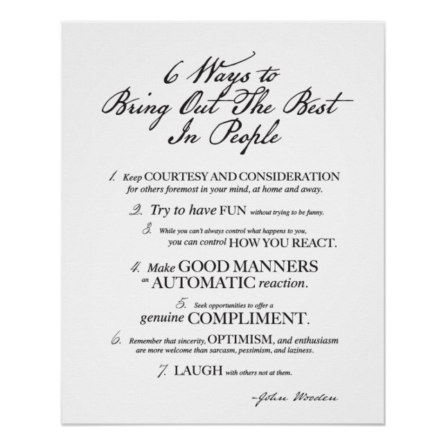 Poster Exprimez Le Meilleur Citation Des Gens -J. Bois (Devant)