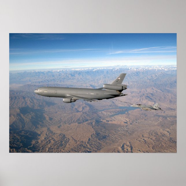 Poster Extender KC-10 et FA 18 Hornet (Devant)