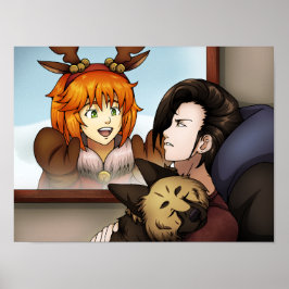 Poster Extérieur De La Fenêtre