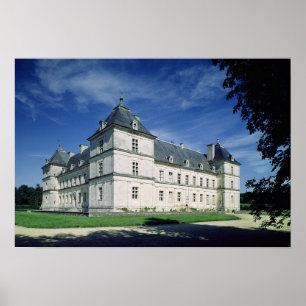Poster Exterior of the Chateau, built c.1546