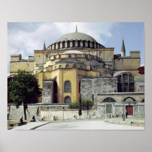 Poster Exterior view of the cupola, 532-37