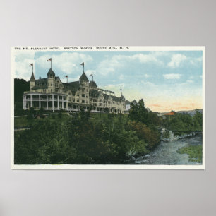 Poster Exterior View of the Mount Pleasant Hotel # 2