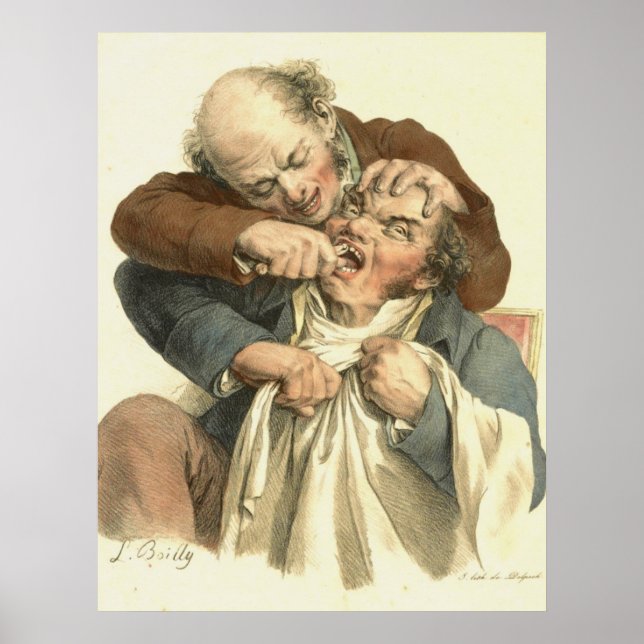 Poster Extraction des dents 1790 (Devant)