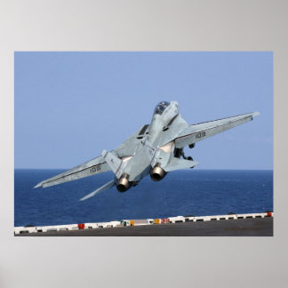 Poster F14 Catapultes Dans Le Ciel