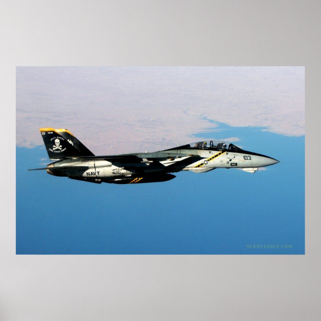 Poster F14 Jolly Rodger sur l'Irak (Devant)