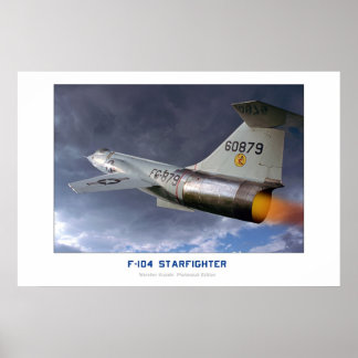 Poster F-104 Lockheed Starfighter