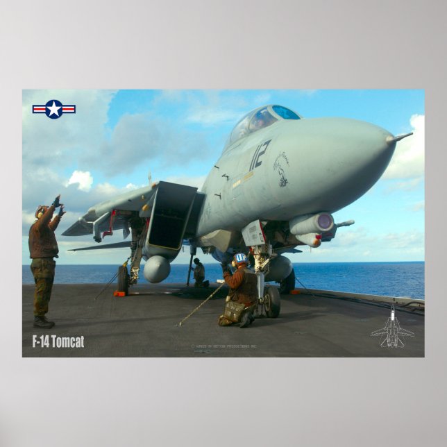 POSTER F-14 TOMCAT "FLIGHTDECK" (Devant)