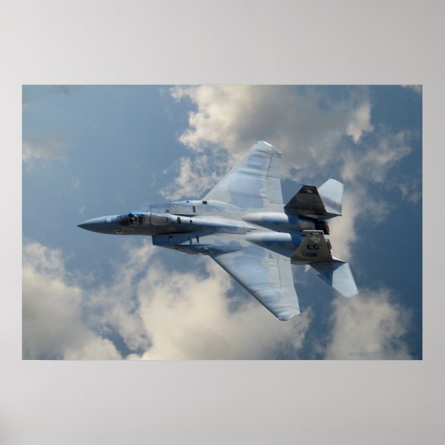 Poster F-15 Aigle en vol (Devant)