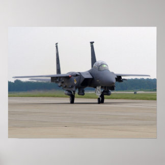 Poster F-15E de Seymour Johnson AFB à Shaw AFB, SC.