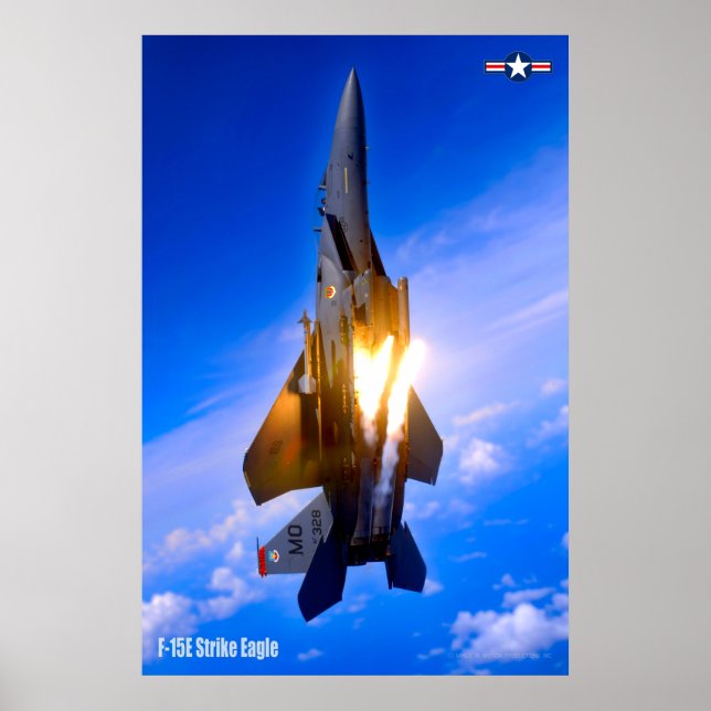 POSTER F-15E GRÈVE EAGLE (Devant)