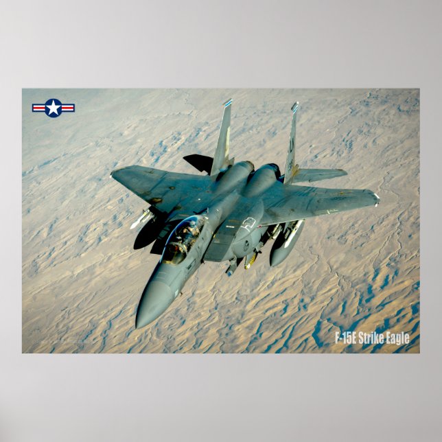 POSTER F-15E GRÈVE EAGLE (Devant)