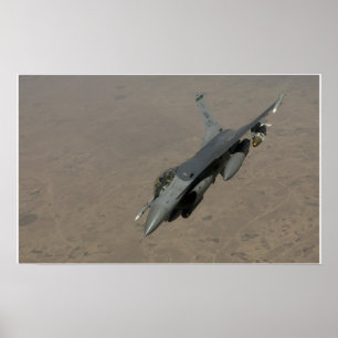 Poster F-16 Aéronefs de Faucon de combat