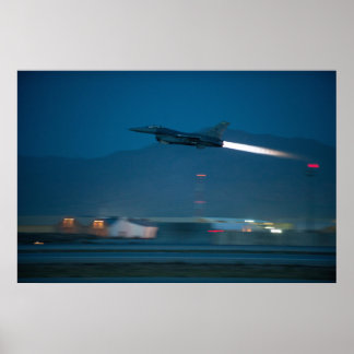 Poster F-16 Faucon combattant