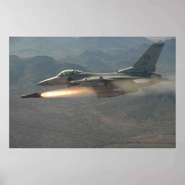 Poster F-16 Faucon combattant (Devant)