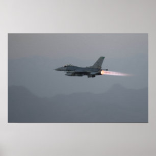 Poster F-16 Faucon combattant