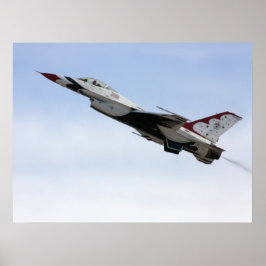 Poster F-16 Thunderbird En Vol