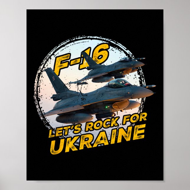 Poster F-16 Ukraine  (Devant)