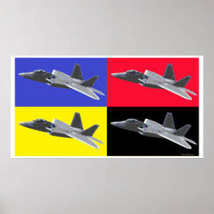Poster F-22 du CMJN Raptor