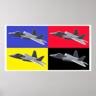 Poster F-22 du CMJN Raptor