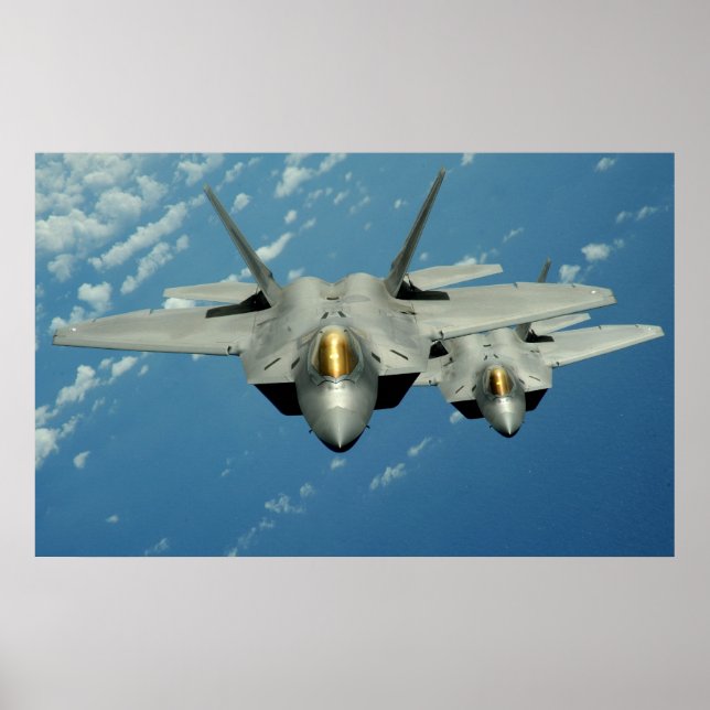 Poster F-22 Rapteurs (Devant)