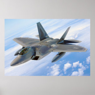Poster F-22 Raptor Military Jet