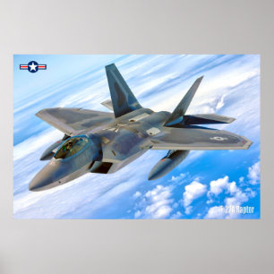 POSTER F-22A RAPTEUR