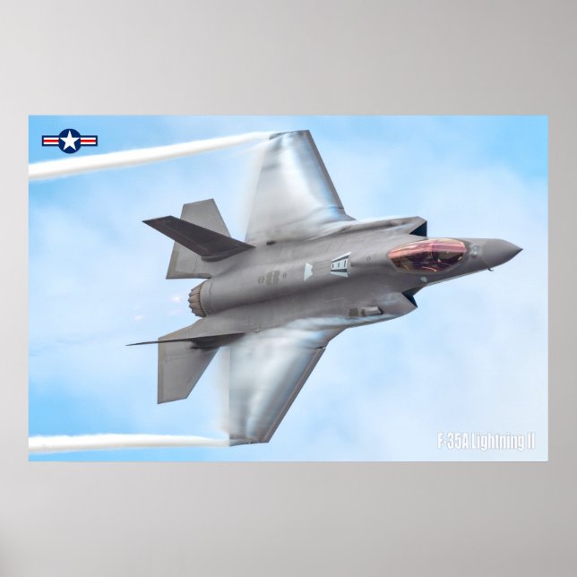 POSTER F-35A ÉCLAIRAGE II (Devant)