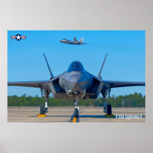 POSTER F-35A ÉCLAIRAGE II