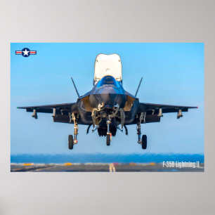 POSTER F-35B ÉCLAIRAGE II