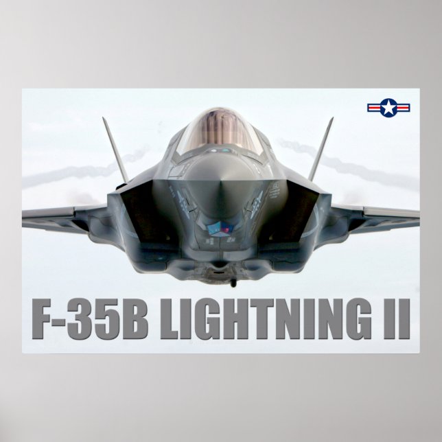 POSTER F-35B ÉCLAIRAGE II (Devant)